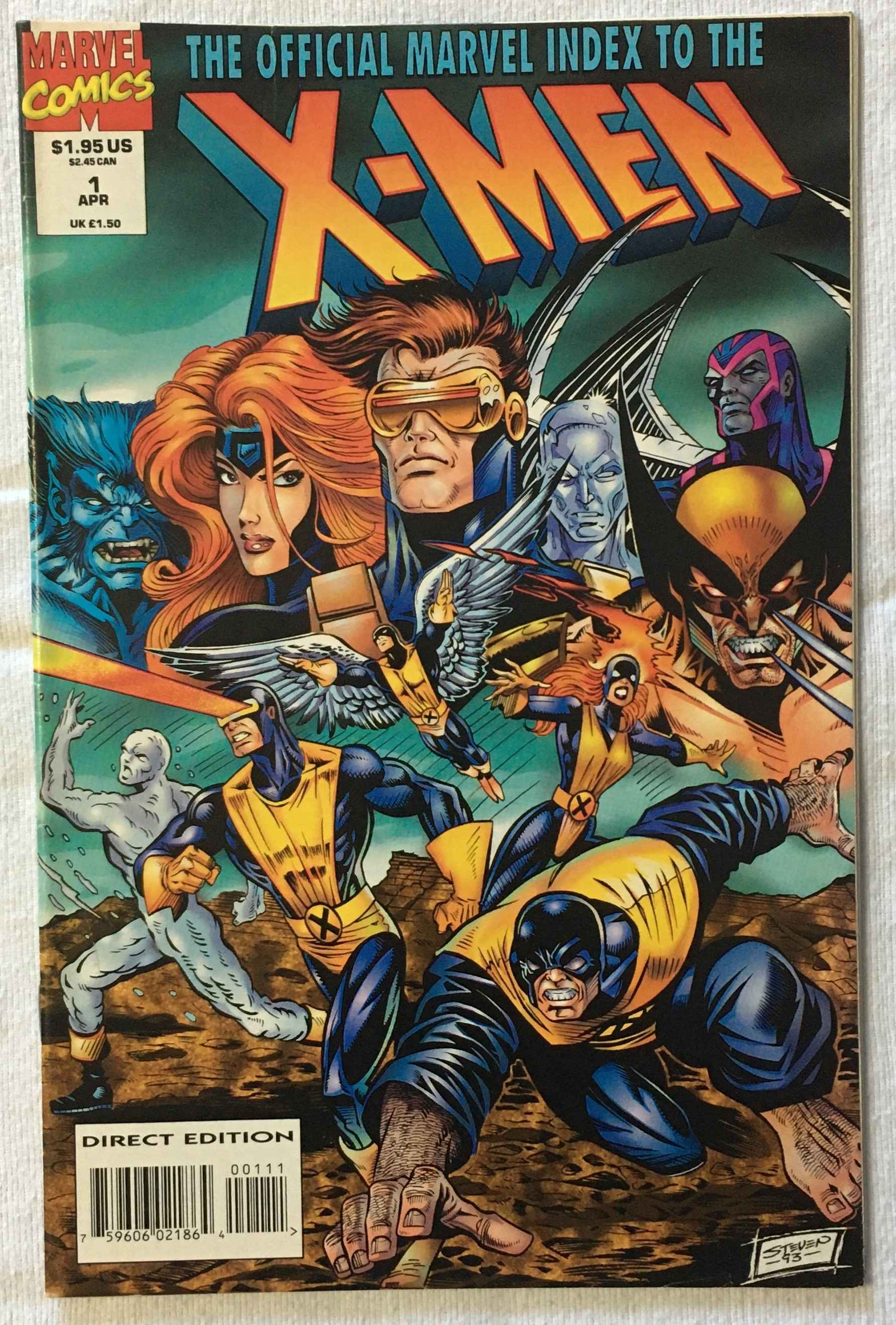 X-Men - Index - Volume 2 - No. 1 - April 1994 
