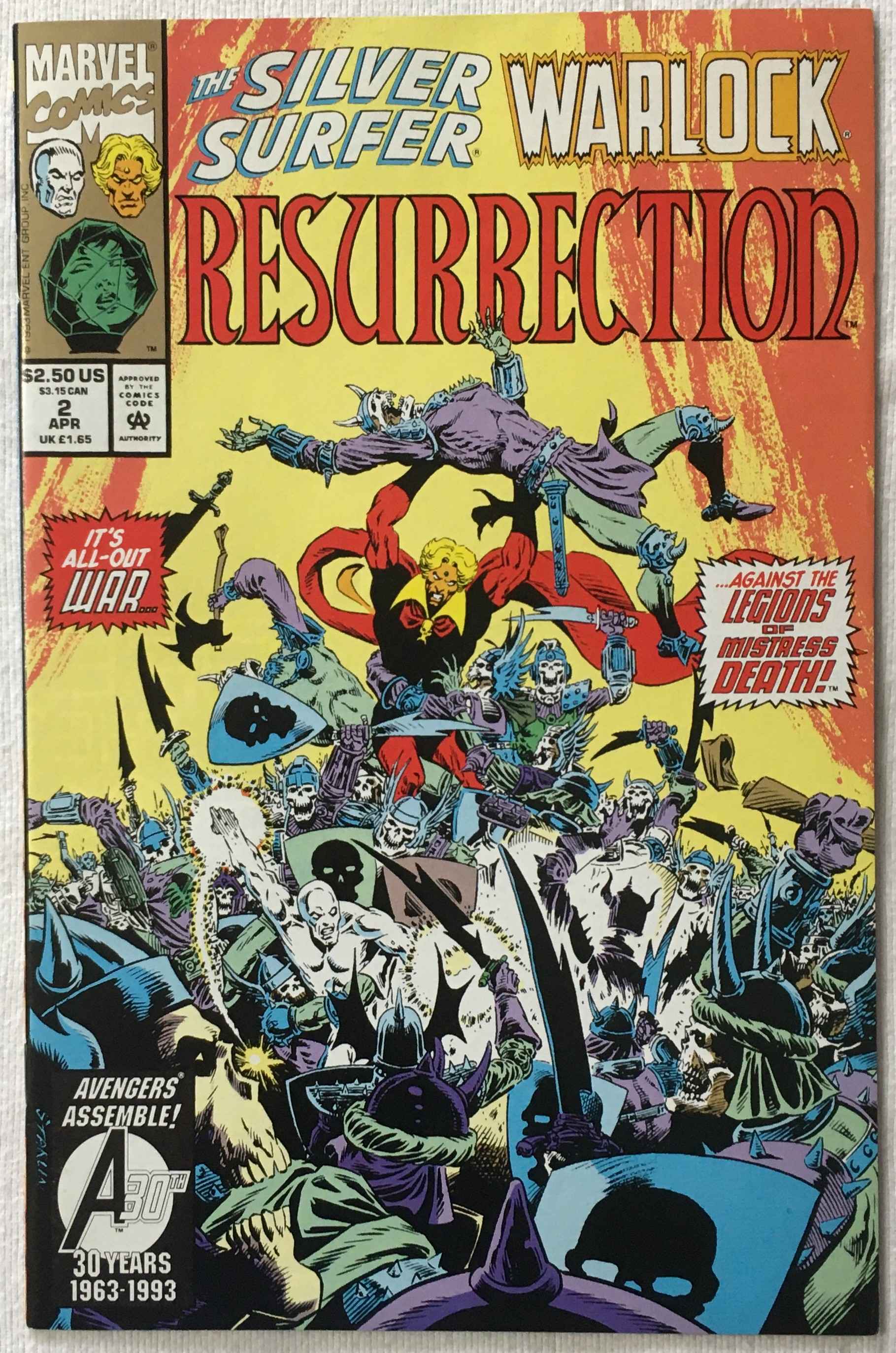 Silver Surfer/Warlock - Resurrection - Death's Favour - Volume 1 - No. 2 - April 1993