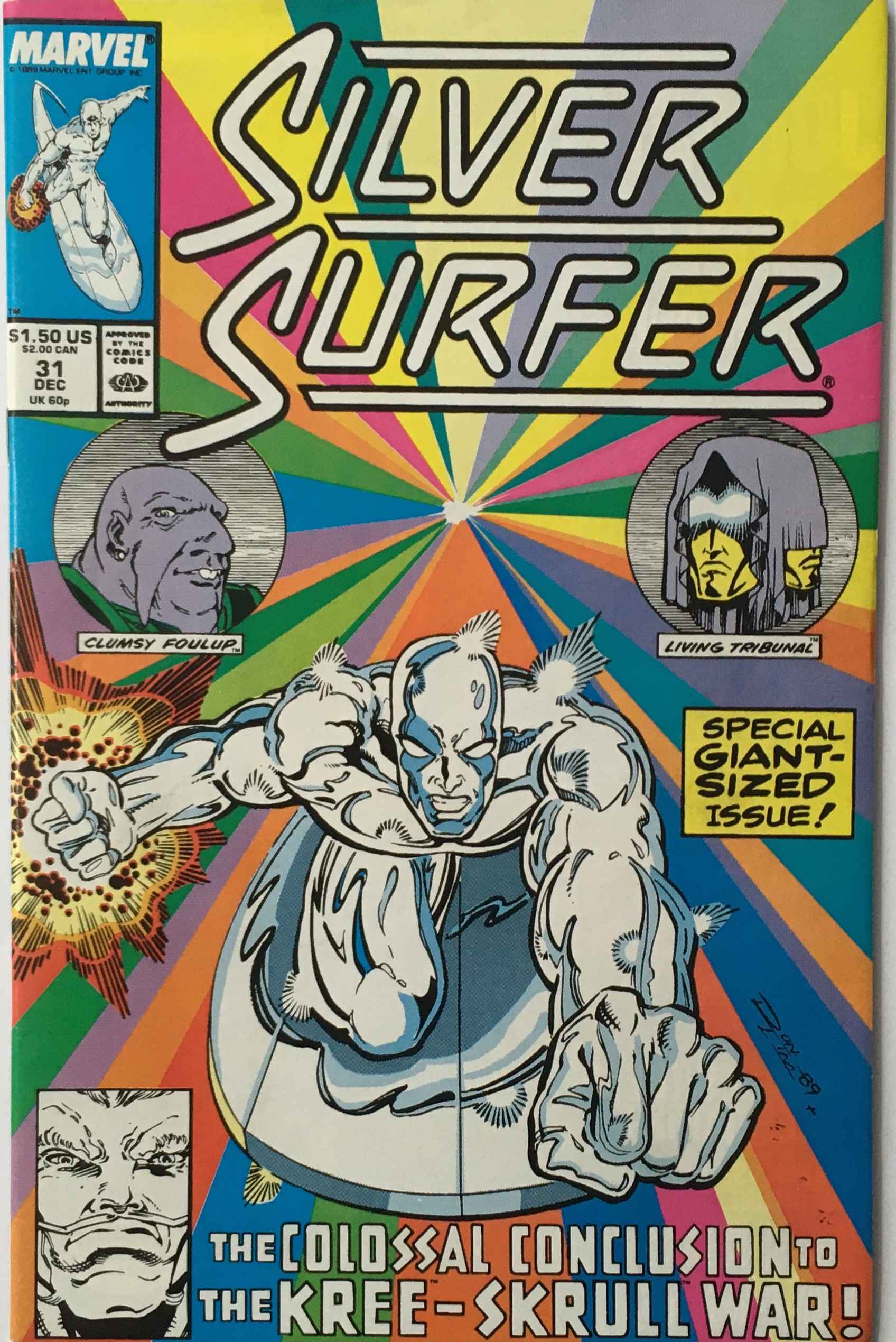 Silver Surfer - Nothing! - Volume 3 - No. 31 - December 1989