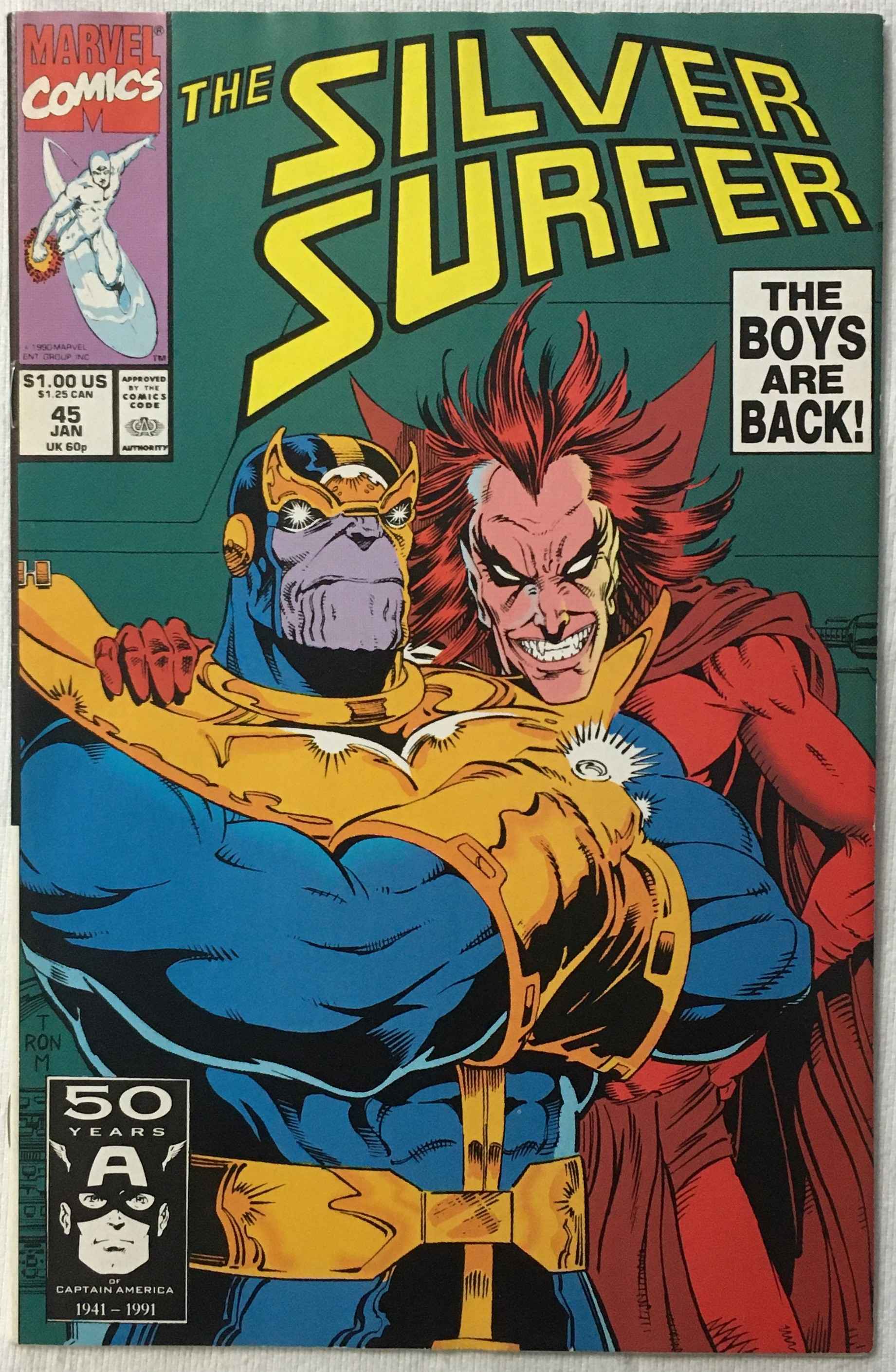 Silver Surfer - Thanos VS. Mephisto - Volume 3 - No. 45 - January 1991