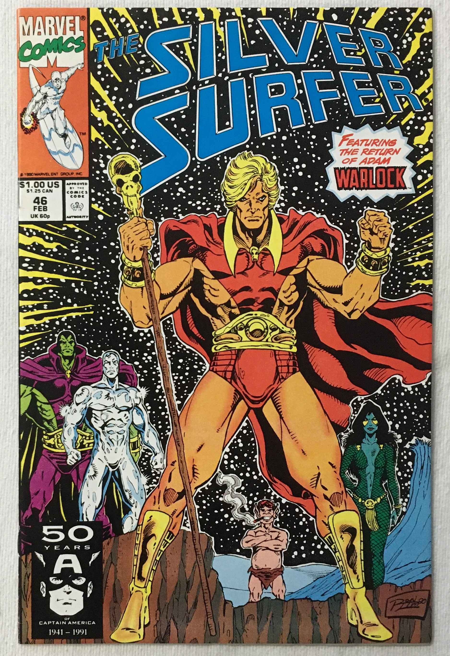 Silver Surfer - ... The Soul World! - Volume 3 - No. 46 - February 1991
