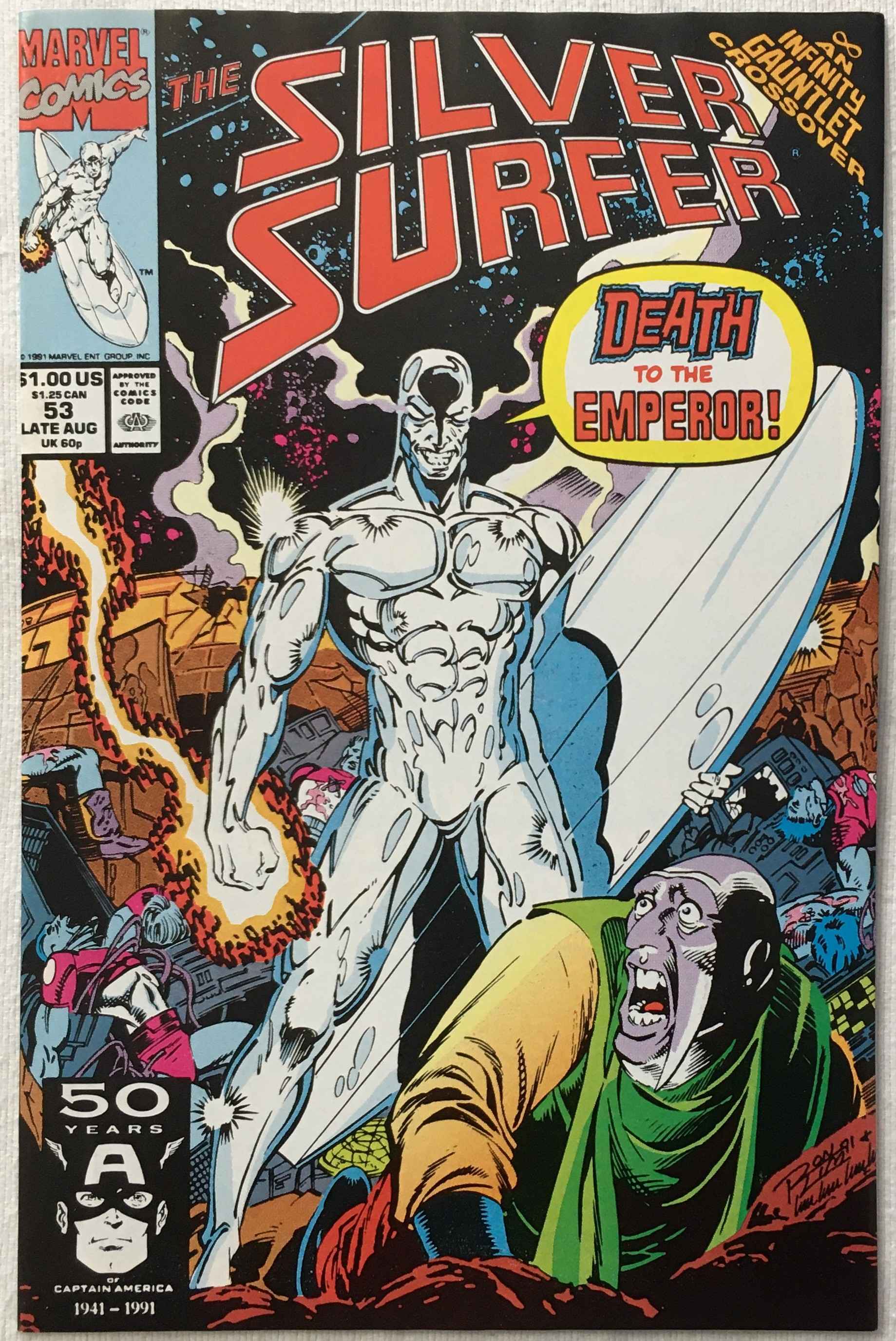 Silver Surfer - The Fool On The Throne - Volume 3 - No. 53 - August 1991