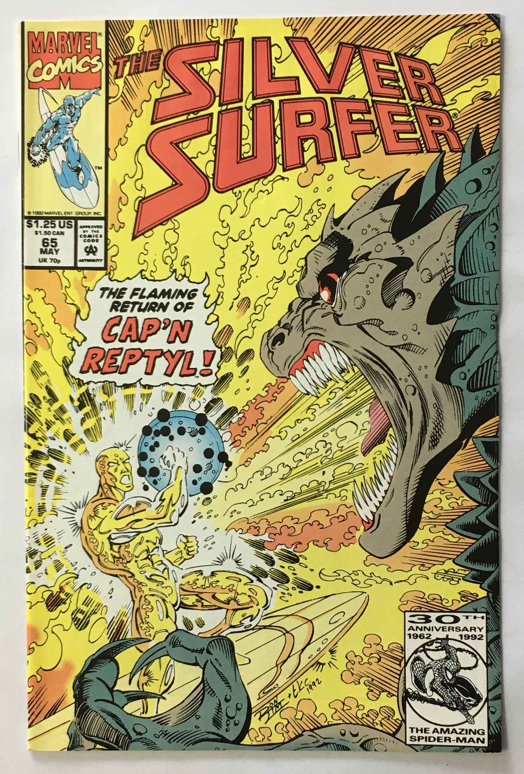 Silver Surfer - Cold Blooded - Volume 3 - No. 65 - May 1992