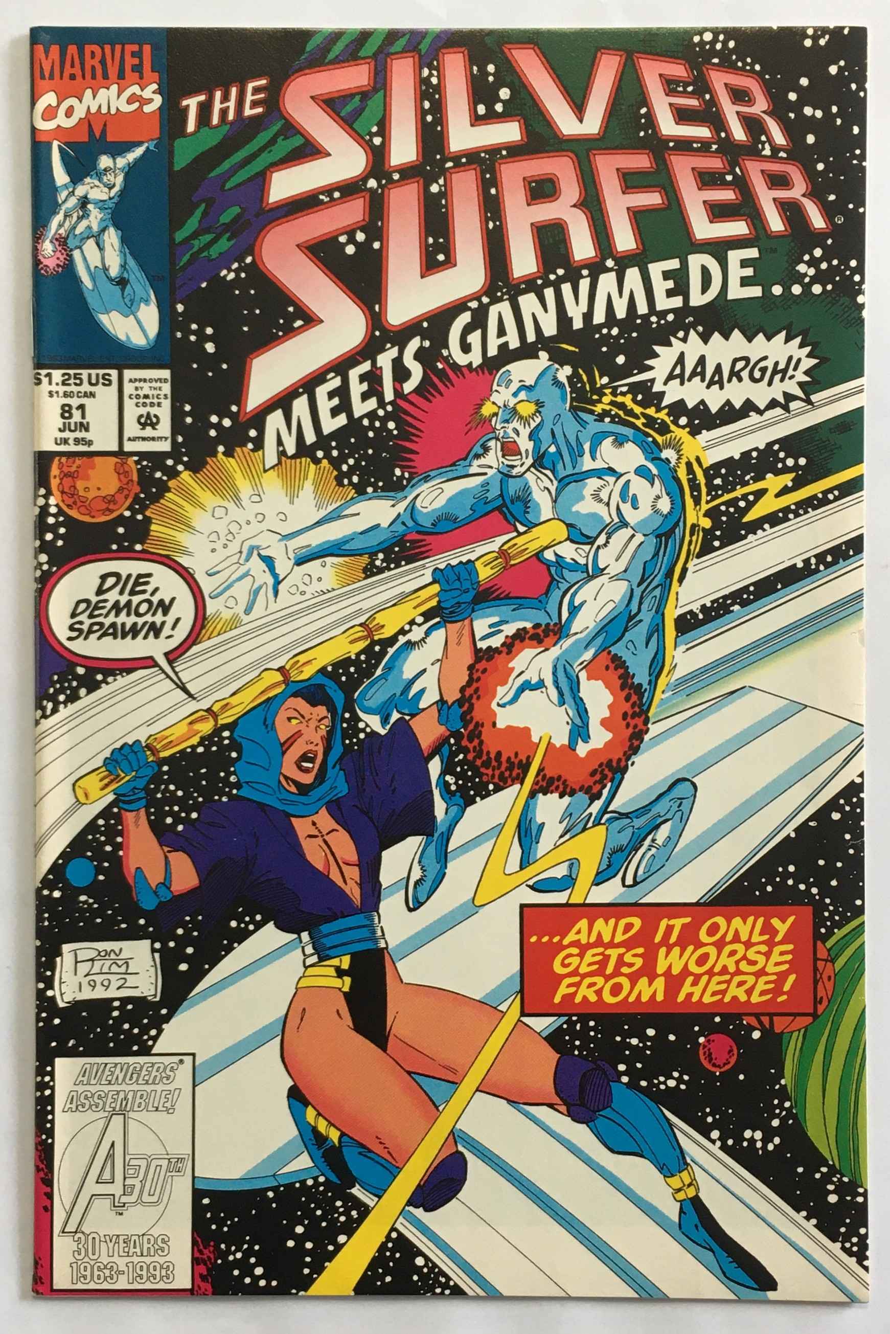 Silver Surfer - Tyrant - Volume 3 - No. 81 - June 1993