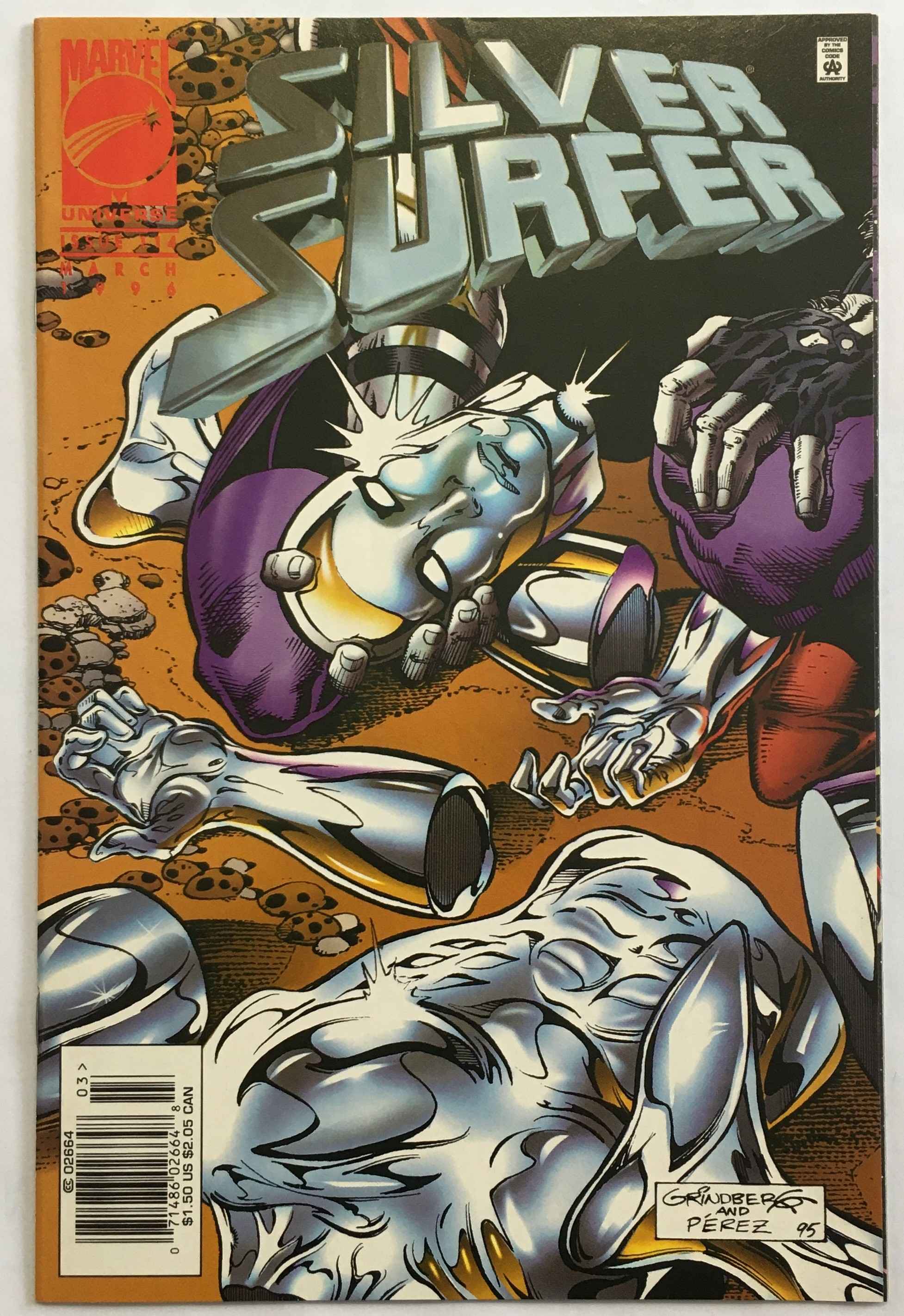 Silver Surfer - I Go To Pieces - Volume 3 - No. 114 - March 1996


