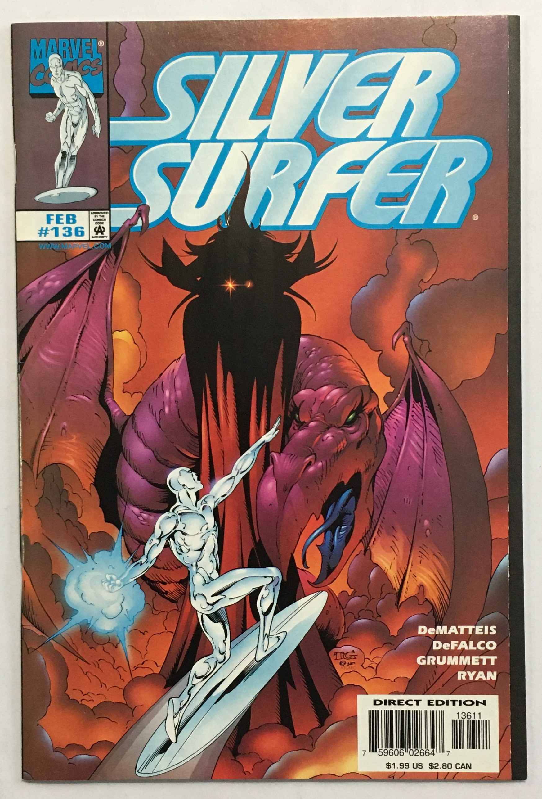 Silver Surfer - Between The Devil and The Dead - Volume 3 - No. 136 - February 1998