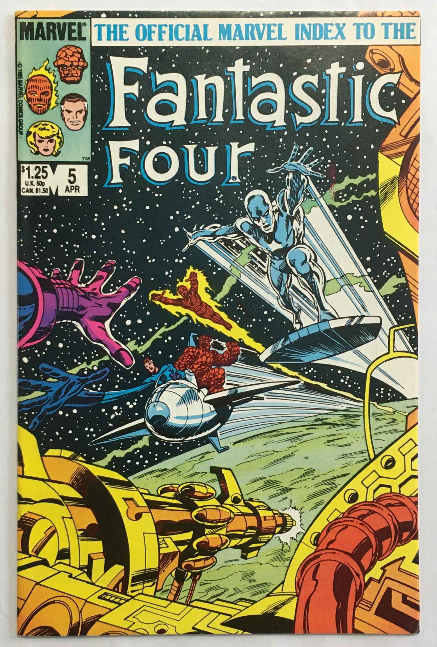 Fantastic Four - Official Marvel Index to The Fantastic Four - Issues 68 - 84 and Annuals 5 and 6 - April 1985