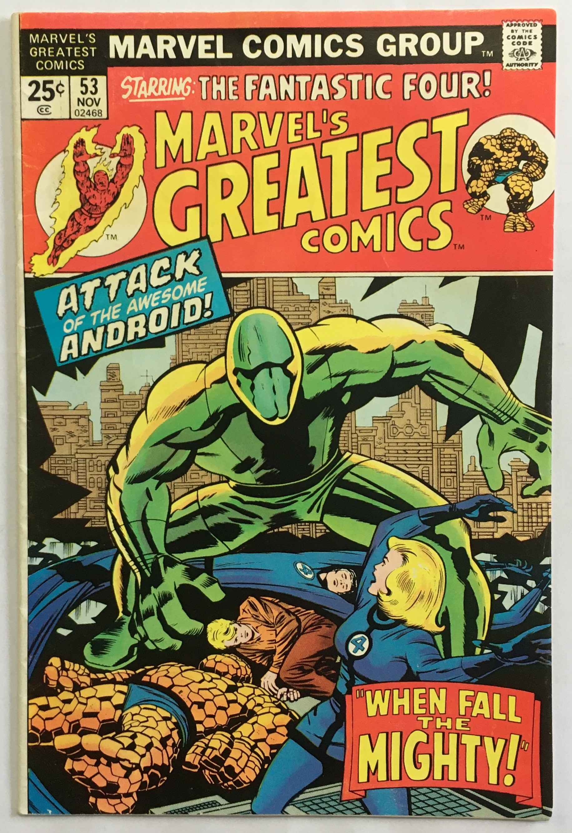 Fantastic Four - When Fall The Mighty - Volume 1 - No. 53 - November 1974