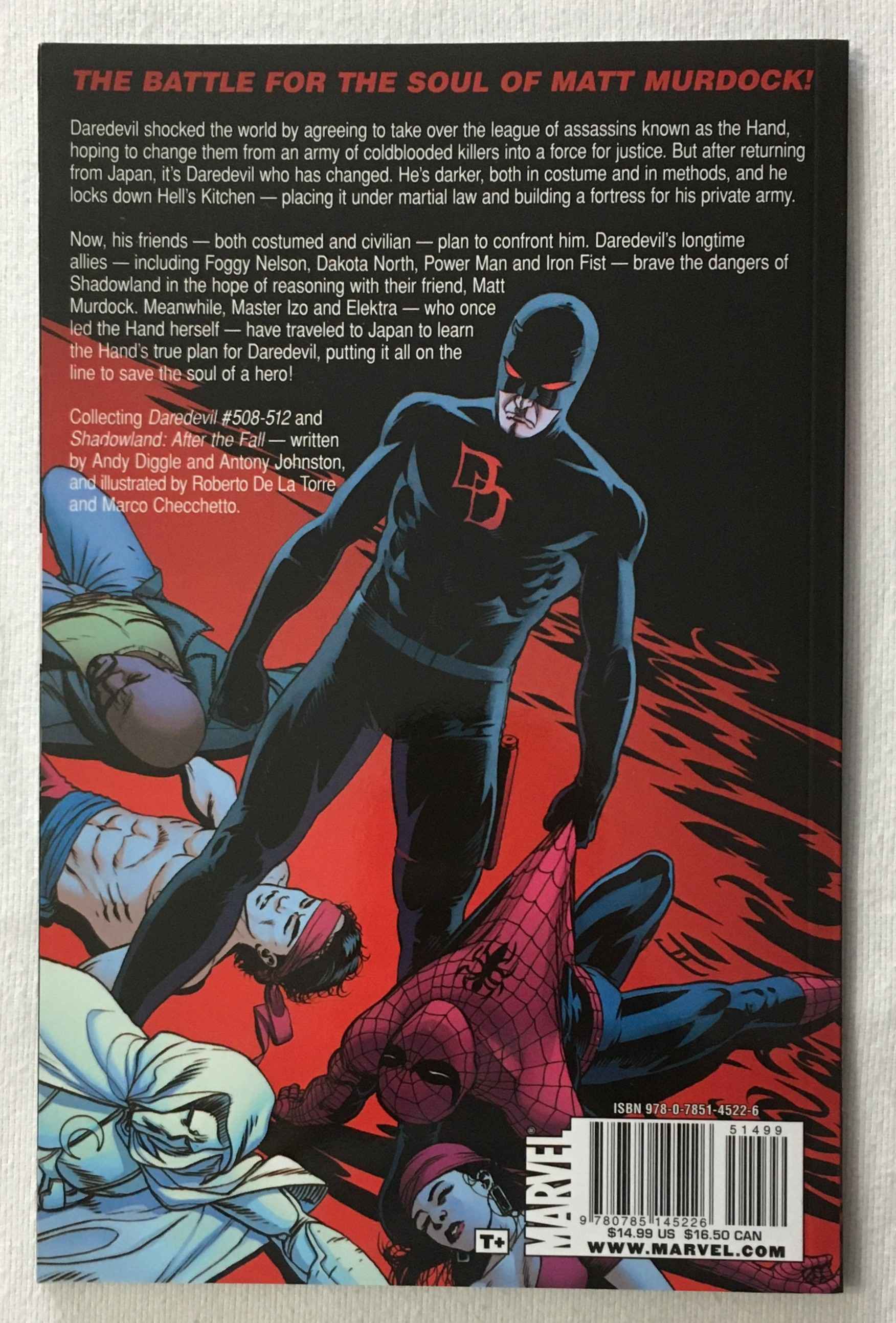Daredevil Shadowland - Daredevil 508-512 and Shadowland:After the Fall - Graphic Novel - 2010/2011 2