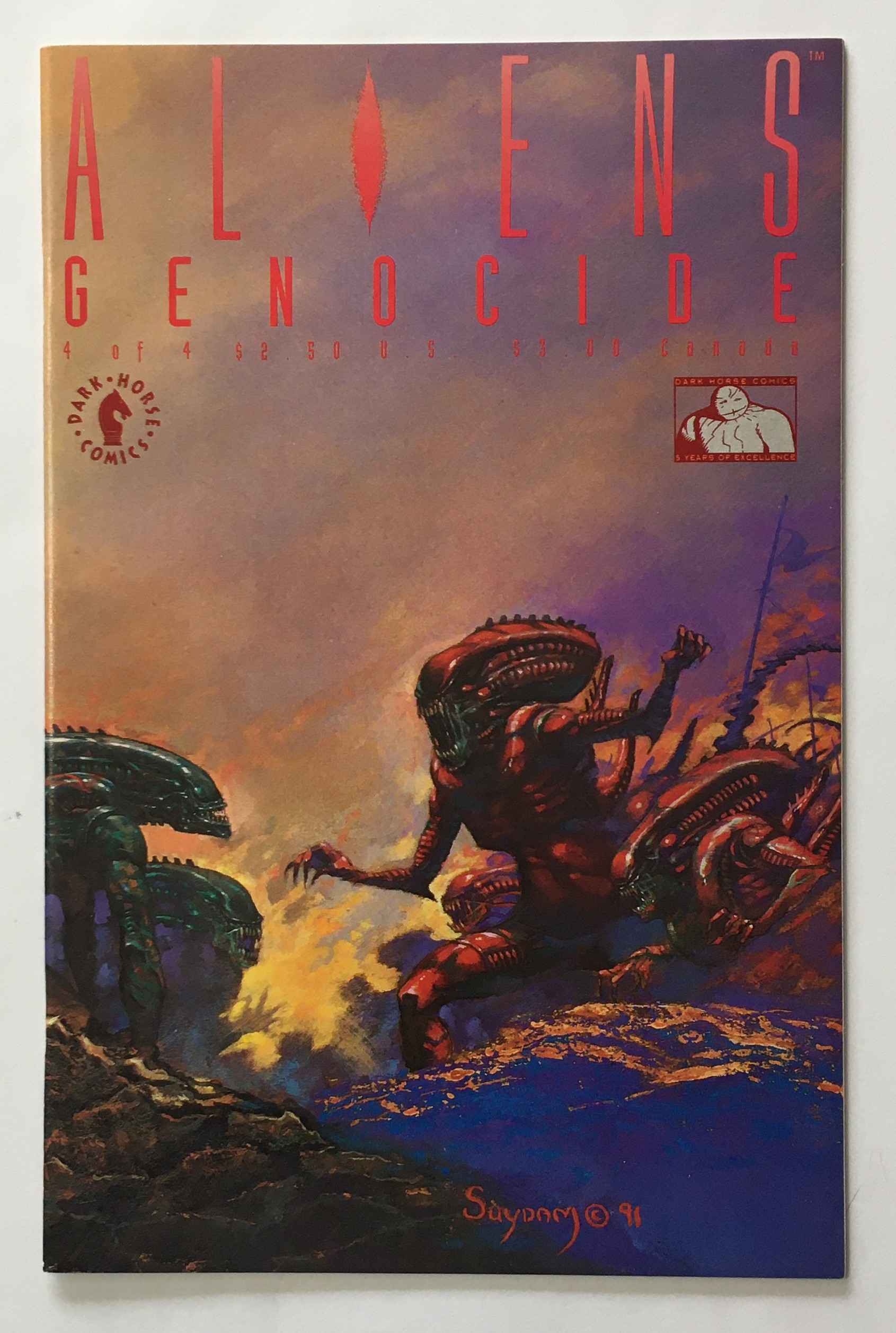 Aliens - Genocide - 4 of 4 - Graphic Novel - 1992